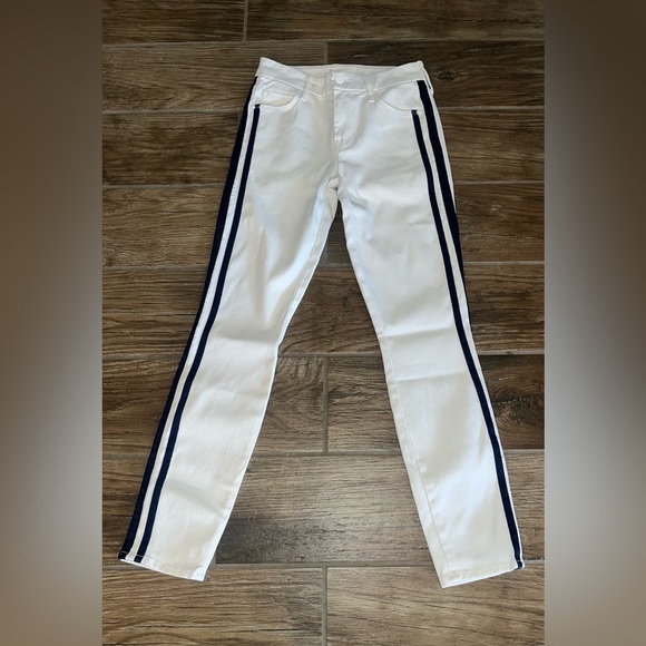 Mother Denim Looker Ankle in Glass Slipper Racer Size 24 - Picture 3 of 7